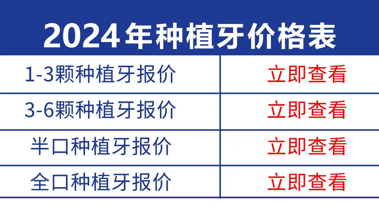 武汉多颗牙种植多少钱一颗?全面价格解析